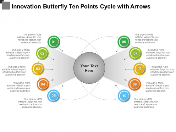 Innovation Butterfly Ten Points Cycle With Arrows Ppt PowerPoint Presentation Outline Ideas PDF Innovation Butterfly Ten Points Cycle With Arrows Ppt PowerPoint Presentation Outline Ideas PDF