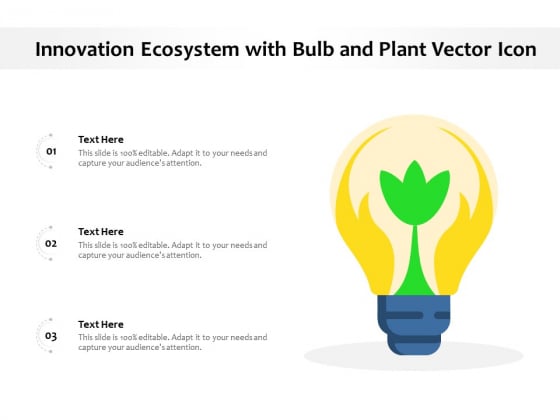 Innovation Ecosystem With Bulb And Plant Vector Icon Ppt PowerPoint Presentation Gallery Good PDF Innovation Ecosystem With Bulb And Plant Vector Icon Ppt PowerPoint Presentation Gallery Good PDF