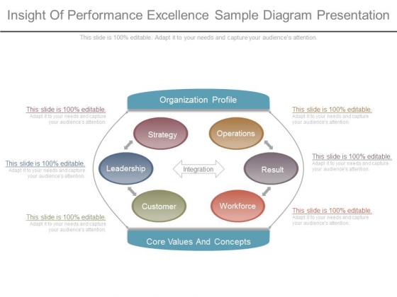 Insight Of Performance Excellence Sample Diagram Presentation Insight Of Performance Excellence Sample Diagram Presentation