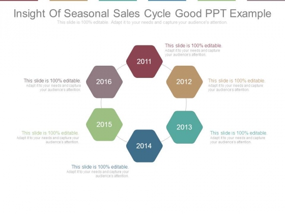 Insight Of Seasonal Sales Cycle Good Ppt Example