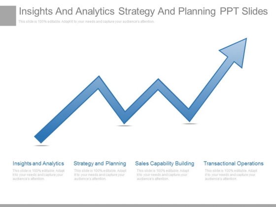 Insights And Analytics Strategy And Planning Ppt Slides