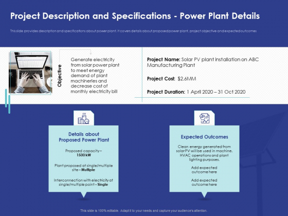 Installing Solar Plant Commercial Building Project Description And Specifications Power Plant Details Themes PDF Installing Solar Plant Commercial Building Project Description And Specifications Power Plant Details Themes PDF