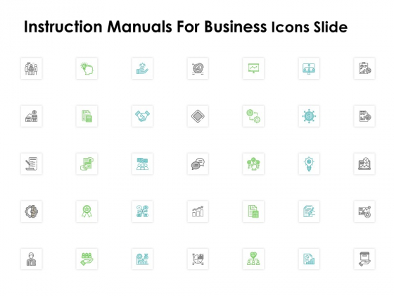 Instruction Manuals For Business Icons Slide Ppt Professional Outfit PDF Instruction Manuals For Business Icons Slide Ppt Professional Outfit PDF