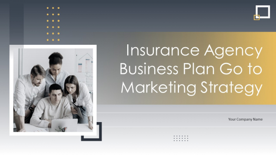 Insurance Agency Business Plan Go To Marketing Strategy