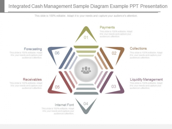 Integrated Cash Management Sample Diagram Example Ppt Presentation