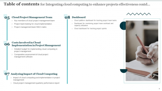 Integrating Cloud Computing To Enhance Projects Effectiveness Ppt PowerPoint Presentation Complete Deck With Slides good analytical