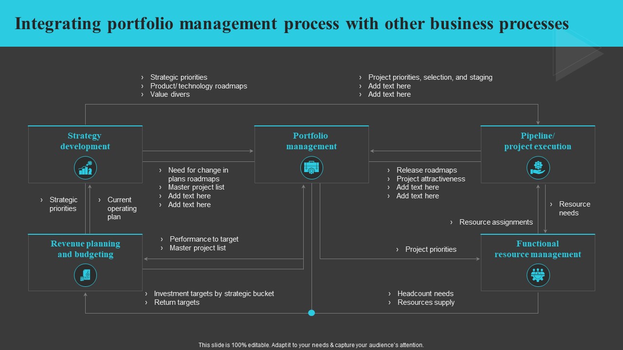 Integrating Portfolio Management Process With Other Business Processes Pictures PDF