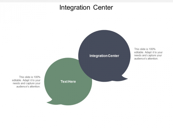 Integration Center Ppt Powerpoint Presentation Icon Clipart Cpb