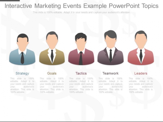 Interactive Marketing Events Example Powerpoint Topics