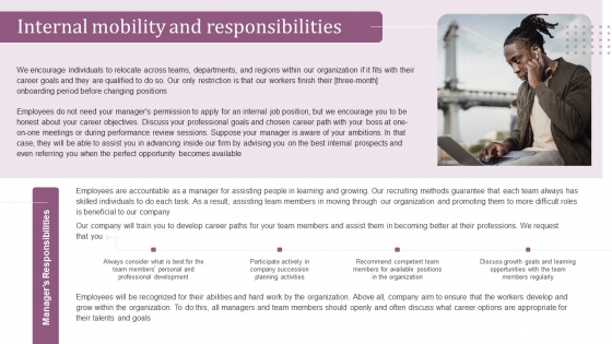 Internal Hiring Handbook Internal Mobility And Responsibilities Themes