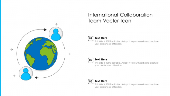 International Collaboration Team Vector Icon Structure PDF
