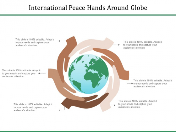 International Peace Hands Around Globe Ppt PowerPoint Presentation Portfolio Introduction