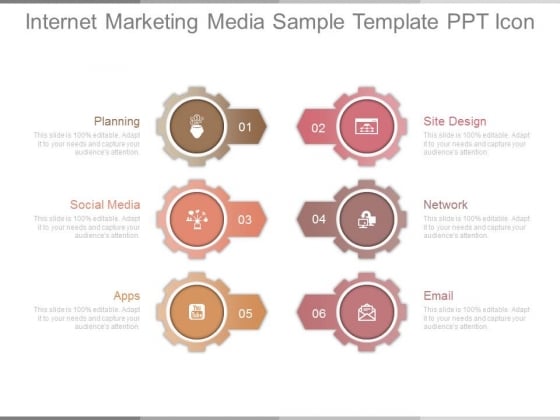 Internet Marketing Media Sample Template Ppt Icon Internet Marketing Media Sample Template Ppt Icon