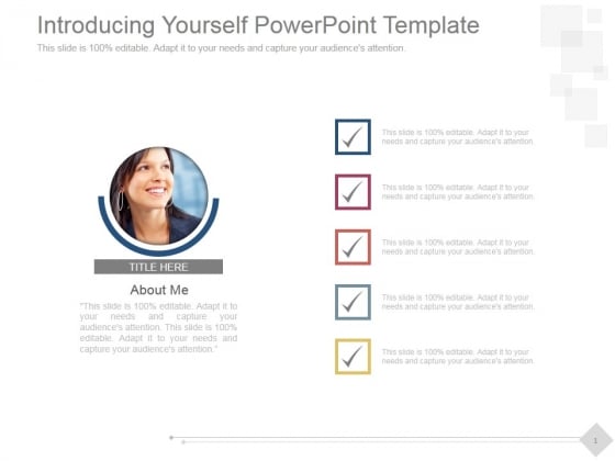 Introducing Yourself Ppt PowerPoint Presentation Design Templates