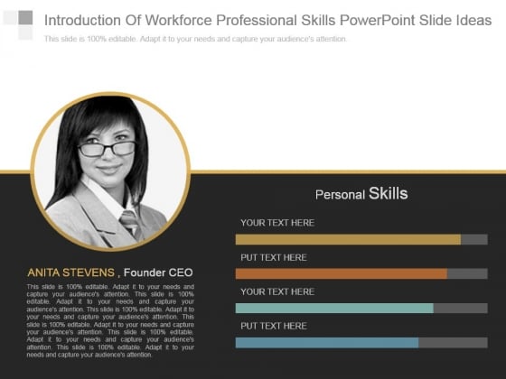Introduction Of Workforce Professional Skills Powerpoint Slide Ideas Introduction Of Workforce Professional Skills Powerpoint Slide Ideas