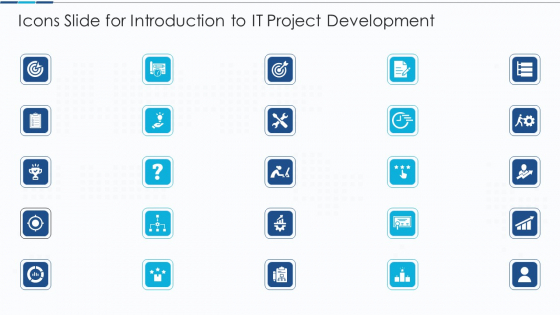 Introduction To IT Project Development Icons Slide For Introduction To IT Project Development Brochure PDF Introduction To IT Project Development Icons Slide For Introduction To IT Project Development Brochure PDF