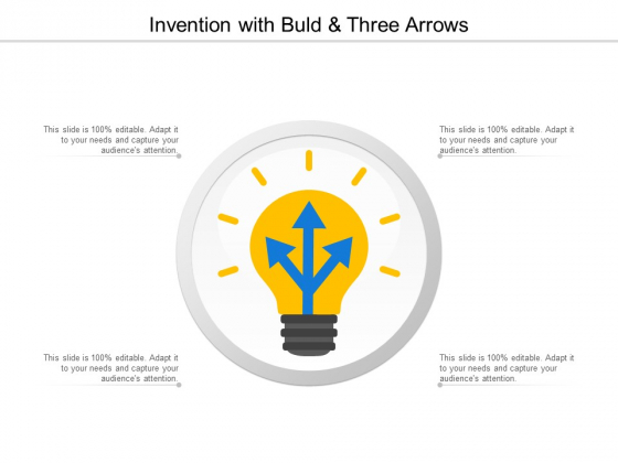 Invention With Buld And Three Arrows Ppt Powerpoint Presentation Outline Icon Invention With Buld And Three Arrows Ppt Powerpoint Presentation Outline Icon