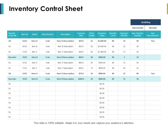 Inventory Control Sheet Ppt PowerPoint Presentation Inspiration Tips Inventory Control Sheet Ppt PowerPoint Presentation Inspiration Tips