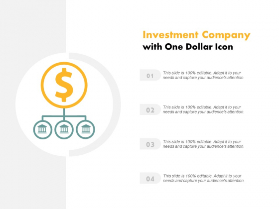 Investment Company With One Dollar Icon Ppt PowerPoint Presentation Portfolio Graphics Investment Company With One Dollar Icon Ppt PowerPoint Presentation Portfolio Graphics