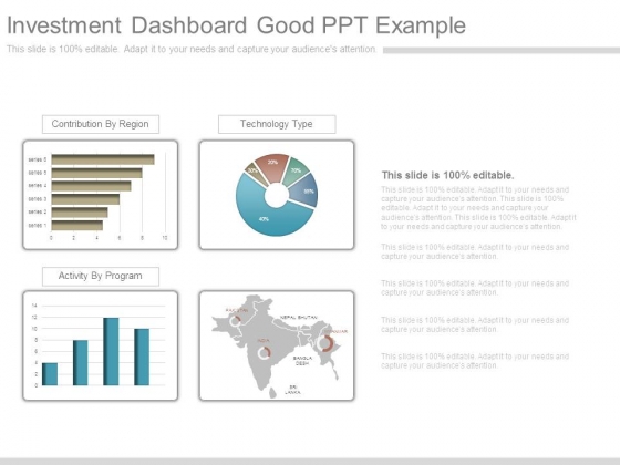 Investment Dashboard Good Ppt Example
