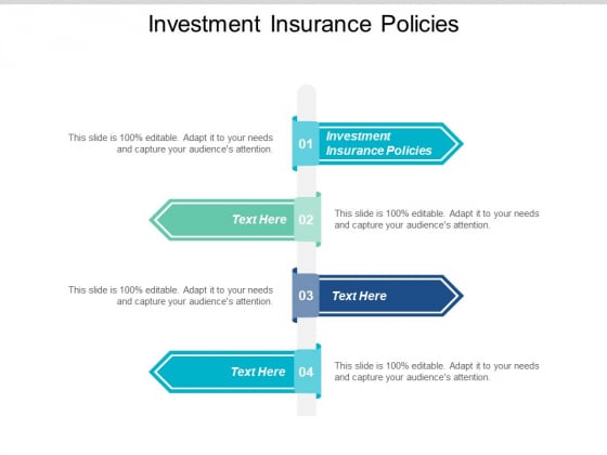 Investment Insurance Policies Ppt PowerPoint Presentation Pictures Files Cpb Investment Insurance Policies Ppt PowerPoint Presentation Pictures Files Cpb
