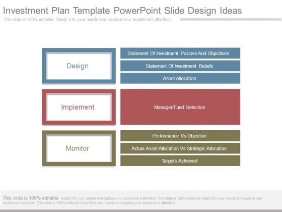 investment plan template powerpoint slide design ideas powerpoint