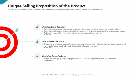 Investor Pitch Deck For Seed Funding From Private Investor Unique Selling Proposition Of The Product Themes PDF Investor Pitch Deck For Seed Funding From Private Investor Unique Selling Proposition Of The Product Themes PDF
