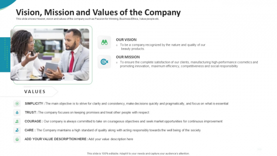 Investor Pitch Deck For Seed Funding From Private Investor Vision Mission And Values Of The Company Diagrams PDF Investor Pitch Deck For Seed Funding From Private Investor Vision Mission And Values Of The Company Diagrams PDF