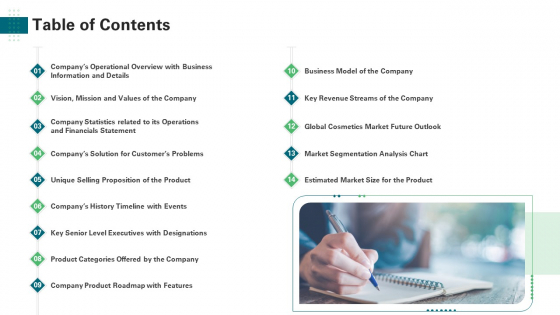 Investor Pitch Deck Generate Start Up Finance Venture Capitalist Table Of Contents Background PDF Investor Pitch Deck Generate Start Up Finance Venture Capitalist Table Of Contents Background PDF