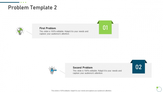 Investor Pitch Deck New Venture Capital Raising Problem Template 2 Summary PDF Investor Pitch Deck New Venture Capital Raising Problem Template 2 Summary PDF