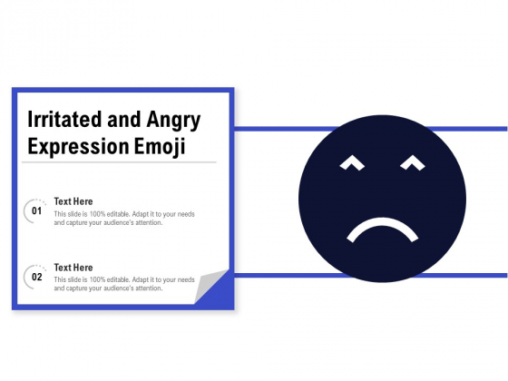 Irritated And Angry Expression Emoji Ppt PowerPoint Presentation Gallery Microsoft PDF