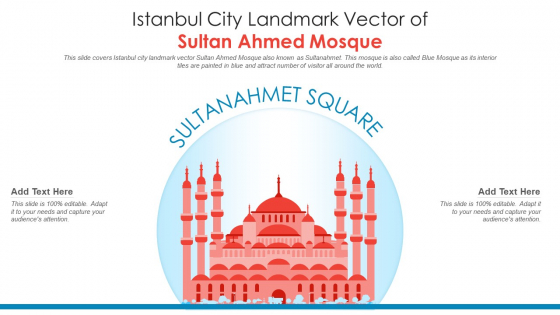 Istanbul City Landmark Vector Of PowerPoint Presentation PPT Template PDF Istanbul City Landmark Vector Of PowerPoint Presentation PPT Template PDF