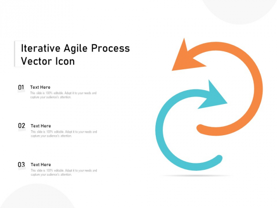 Iterative Agile Process Vector Icon Ppt PowerPoint Presentation File Aids PDF