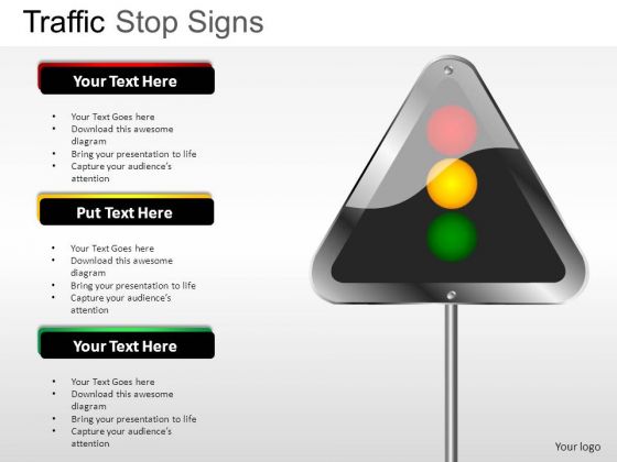 Icon Light Traffic Stop PowerPoint Slides And Ppt Diagram Templates