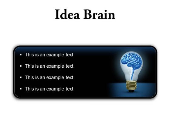 Idea Brain Business PowerPoint Presentation Slides R Idea Brain Business PowerPoint Presentation Slides R