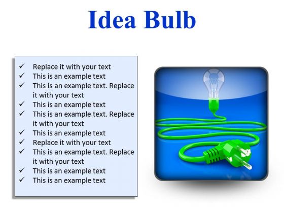 Idea Bulb Business PowerPoint Presentation Slides S Idea Bulb Business PowerPoint Presentation Slides S