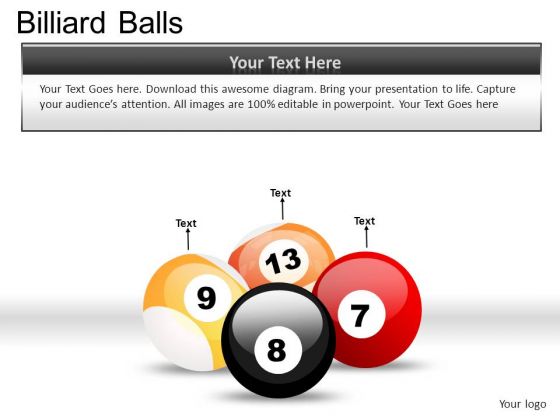 Illustration Billiard Balls PowerPoint Slides And Ppt Diagram Templates Illustration Billiard Balls PowerPoint Slides And Ppt Diagram Templates