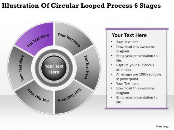 Illustration Of Circular Looped Process 6 Stages Ppt Business Plan Help PowerPoint Slides Illustration Of Circular Looped Process 6 Stages Ppt Business Plan Help PowerPoint Slides