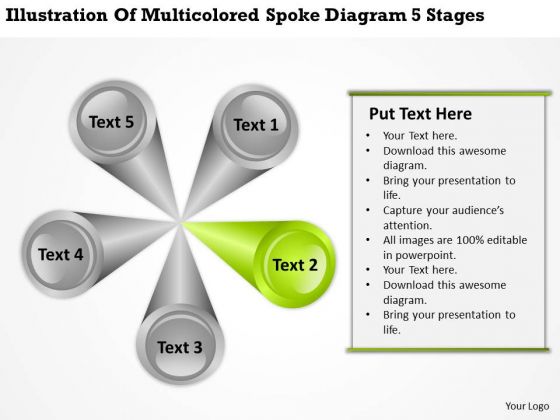 Illustration Of Multicolored Spoke Diagram 5 Stages Business Plan Excel PowerPoint Templates Illustration Of Multicolored Spoke Diagram 5 Stages Business Plan Excel PowerPoint Templates