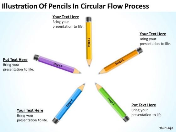 Illustration Of Pencils In Circular Flow Process Ppt 1 Business Plan Freeware PowerPoint Templates Illustration Of Pencils In Circular Flow Process Ppt 1 Business Plan Freeware PowerPoint Templates