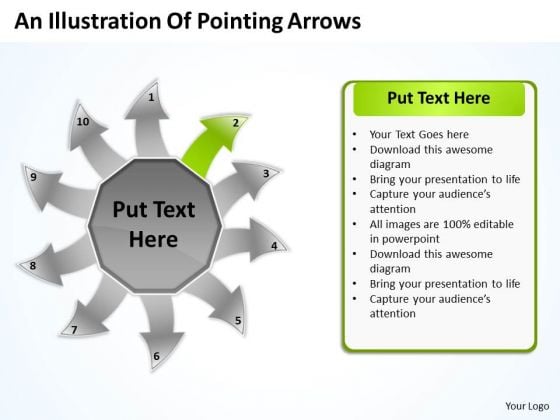 Illustration Of Pointing Arrows Network Software PowerPoint Templates Illustration Of Pointing Arrows Network Software PowerPoint Templates