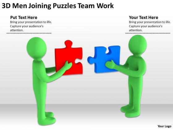 Images Of Business People 3d Men Joining Puzzles Team Work PowerPoint Slides Images Of Business People 3d Men Joining Puzzles Team Work PowerPoint Slides