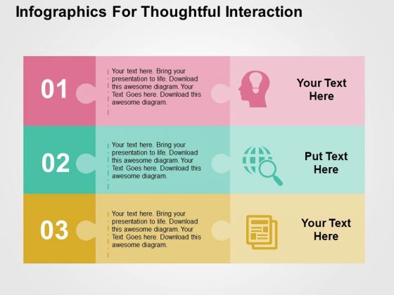 Infographics For Thoughtful Interacation PowerPoint Templates Infographics For Thoughtful Interacation PowerPoint Templates
