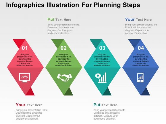Infographics Illustration For Planning Steps PowerPoint Templates Infographics Illustration For Planning Steps PowerPoint Templates