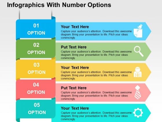Infographics With Number Options PowerPoint Templates Infographics With Number Options PowerPoint Templates