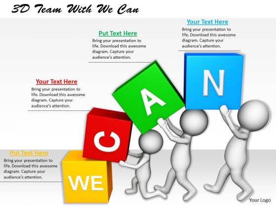 Innovative Marketing Concepts 3d Team With We Can Characters Innovative Marketing Concepts 3d Team With We Can Characters