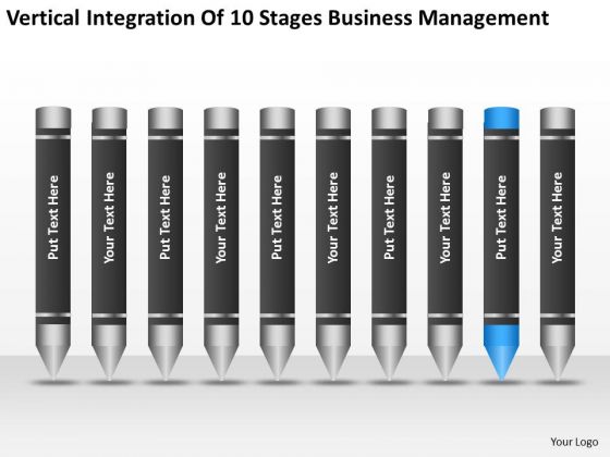 Integration Of 10 Stages Business Management Ppt Plan PowerPoint Slides
