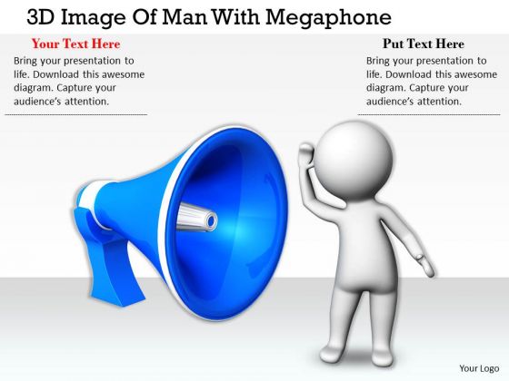 International Marketing Concepts 3d Image Of Man With Megaphone Character Modeling International Marketing Concepts 3d Image Of Man With Megaphone Character Modeling