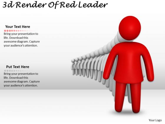 Internet Business Strategy 3d Render Of Red Leader Concept Internet Business Strategy 3d Render Of Red Leader Concept