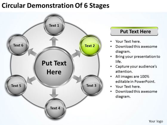 Internet Business Strategy Circular Demonstration Of 6 Stages Growth Internet Business Strategy Circular Demonstration Of 6 Stages Growth